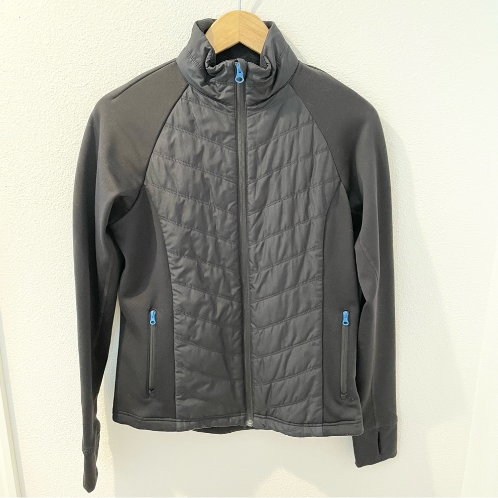 BPM Fueled by Zella Quilted Zip Active Jacket Black XXL 18/20 Youth